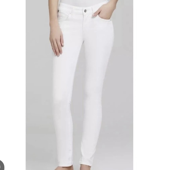 Citizens of humanity ARIELLE white med rise slim jeans size 28new - Picture 3 of 15
